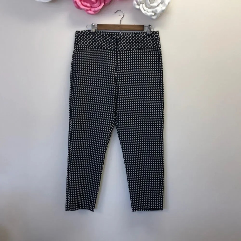 Elle Checkered Gingham Pants Size 8
